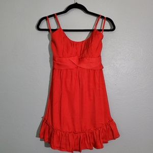 NWT Angel Biba women's Medium red mini dress